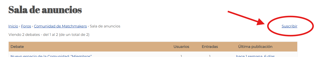 Botón Suscripción